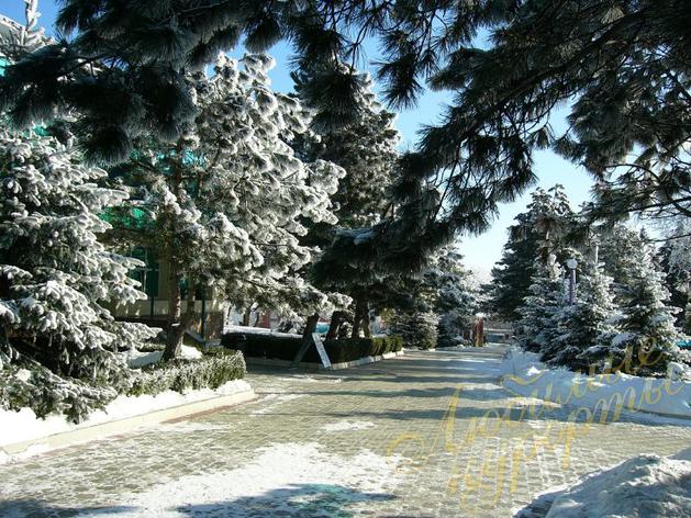 Санаторий Лесной (Иноземцево) зимой © сан.